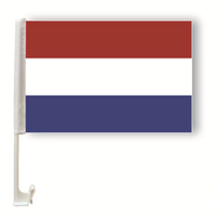 Drapeau national d'Angleterre à clipser sur la vitre de voiture, drapeau décoratif à suspendre, drapeau de voiture pour supporters, monté sur véhicule