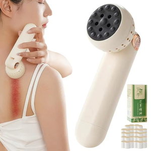 Jarra de Moxibustión Facial de Flor de Melocotón, Fabricante de Moxibustión, Moxibustión Portátil de Mano para Raspado - Product Image 1