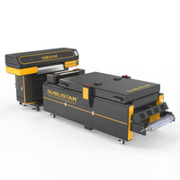 Impresora DTF Industrial Sublistar de 60 cm con 7 Cabezales de Impresión I3200 y Agitador de Polvo para Sistema de Producción Textil