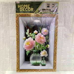 Vendita calda di adesivi murali per <span class=keywords><strong>fiori</strong></span> e piante 3D cornici per foto soggiorno divani sfondo decorazioni murali adesivi autoadesivi - Product Image 4