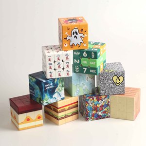 Divertido patrón <span class=keywords><strong>de</strong></span> color impresión UV 6 lados Abs <span class=keywords><strong>2x2</strong></span> cubos giratorios <span class=keywords><strong>de</strong></span> plástico rompecabezas <span class=keywords><strong>de</strong></span> imagen personalizada 3x3 <span class=keywords><strong>cubo</strong></span> mágico - Product Image 4