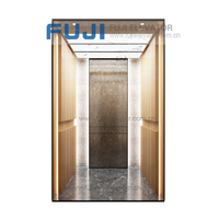 Ascenseur pour passagers FUJI, petit modèle, sans engrenages, en acier inoxydable 304, pour villa résidentielle, ascenseur domestique