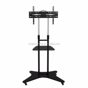 Support de chariot de TV Mobile robuste support de chariot LED/LCD pour <span class=keywords><strong>Samsung</strong></span> roues verrouillables de Construction en acier compatibles VESA de 32 à 55 <span class=keywords><strong>pouces</strong></span> - Product Image 1