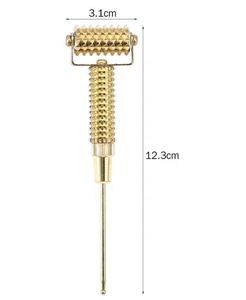 Sonda de acupuntura multifuncional de latón 100%, Detector de puntos de acupuntura, rodillo de masaje de aguja de resorte de acupuntura Facial - Product Image 6
