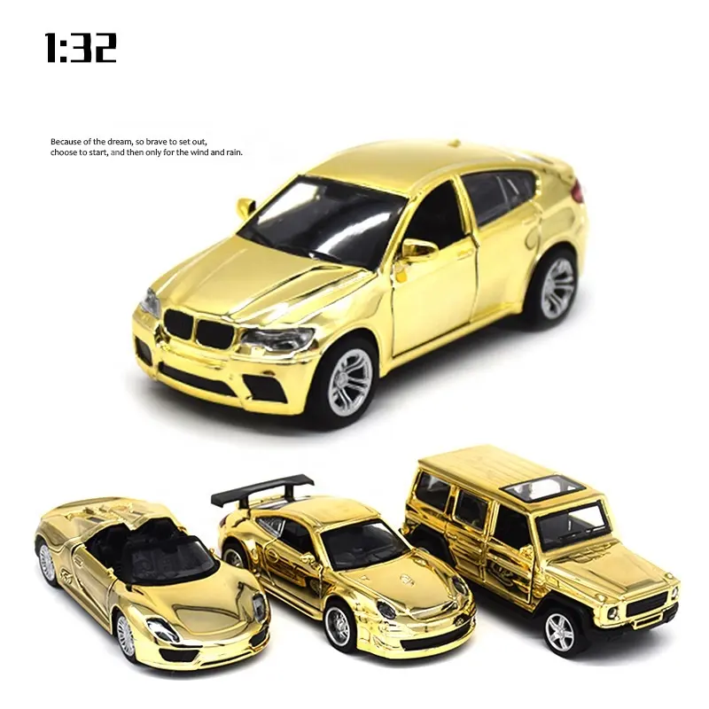 Модель автомобиля 1:32 из золотого сплава, имитация G, детская игрушка, открывающаяся дверь, 918, спортивный автомобиль, игрушечное украшение, металлические автомобили, лучший подарок для детей