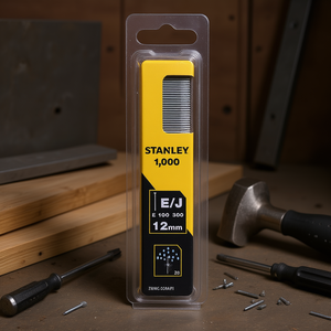 Stanley E/J  12mm Paquete de 1000 Unidades Recubiertas de Zinc para Madera y Metal - Product Image 3