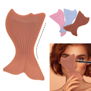 Applicateur de maquillage en silicone souple personnalisé pour accessoires de beauté, pochoir pour eye-liner en silicone, aide au maquillage des <span class=keywords><strong>yeux</strong></span> - Product Image 5