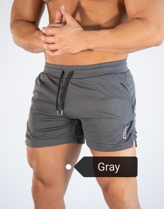 פיצול צד מוצק כושר ריצת Bodybuild מכנסיים אישית מכנסיים - Product Image 3