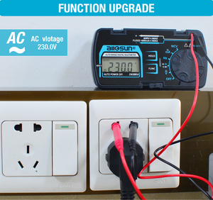 <span class=keywords><strong>ALLOSUN</strong></span> – multimètre numérique de poche DC AC, testeur de tension et de courant NCV Ohm, capacité, fréquence, Diode et Test de continuité automatique - Product Image 6