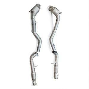 Para 2020-2023 Mercedes Benz G63 AMG de alto flujo con <span class=keywords><strong>tubo</strong></span> de bajada catalítico <span class=keywords><strong>Escape</strong></span> de alto rendimiento Rendimiento de carreras modificado - Product Image 5
