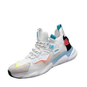 Nuevo estilo de zapatillas deportivas transpirables para baloncesto, zapatillas con diseño de malla para deportes al aire libre, zapatillas para hombre. - Product Image 6