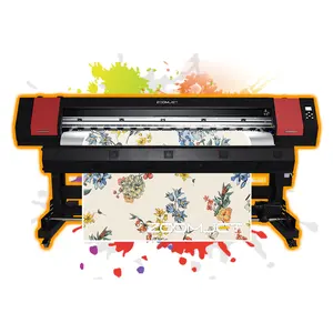 Pabrik Cina 1.8m 2 buah I3200 Inkjet tekstil kain pewarna sublimasi Printer untuk T-Shirt Diy