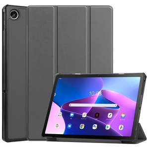 2022 yeni üç katlı manyetik Stand Flip deri kılıf <span class=keywords><strong>Tablet</strong></span> kılıfı için Lenovo <span class=keywords><strong>Tab</strong></span> <span class=keywords><strong>M10</strong></span> artı 3rd Gen 10.6 inç TB-125F TB-128F - Product Image 1