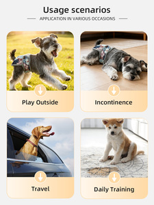 Couches <span class=keywords><strong>pour</strong></span> chiens réutilisables Queenhe, hautement absorbantes, imperméables et lavables, <span class=keywords><strong>pour</strong></span> chiens âgés souffrant d'incontinence - Product Image 6