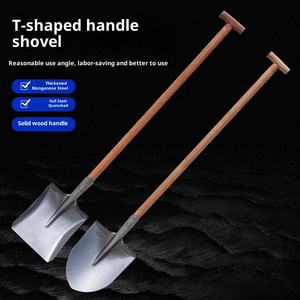 T-shaped จัดการเหล็กแมงกานีสจอบในครัวเรือนสำหรับขุด<span class=keywords><strong>ดิน</strong></span>พลั่วเหล็กเกษตรและพลั่วเหล็ก - Product Image 3