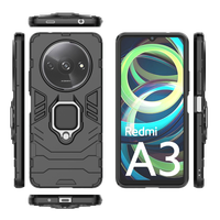 Armure Anneau Titulaire Antichoc Téléphone Cas Pour Redmi Note 13 4G 5G pour Redmi A3 K70 K70E Note 12 13R PRO PLus 12S 12R