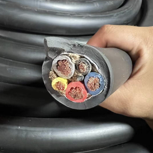 Câble électrique flexible YC de haute qualité, conducteur en cuivre, <span class=keywords><strong>gaine</strong></span> en caoutchouc, câble d'alimentation robuste pour usage extérieur - Product Image 2