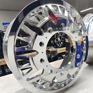ล้ออัลลอยด์อลูมิเนียมสำหรับออฟโรด ขนาด 26x8.25 นิ้ว แบบฟอร์จ ขอบลึก ใหม่ 4 ชิ้น โลโก้สั่งทำได้  ผิวโครเมียม/ขัดเงา - Product Image 3