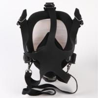 Masque à gaz de protection Masque facial en silicone PC noir Masque à gaz complet en silicone avec lentille anti-buée