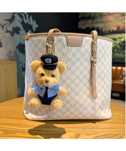 Nouvel Arrivage Porte-clés Pendentif Ours en Peluche Mini Uniforme Policier Pompier Agent de Police Routière Cadeaux à Suspendre - Product Image 2