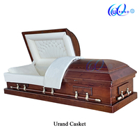 Ataúdes de Madera Americanos de Alta Calidad y Bajo Costo de Fábrica China para Funerales