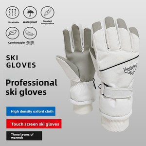 2026 Nieuwe fleece gevoerde skihandschoenen touchscreen voor dames heren warme fiets- motor- winteruitrusting voor buiten snowboarden - Product Image 2