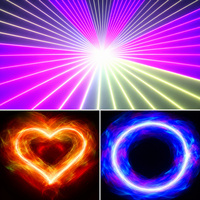 Luz Láser de Animación RGB a Todo Color de 20W, IP65 Impermeable, DMX512, Iluminación de Escenario para DJ, Conciertos, Discotecas y Eventos al Aire Libre