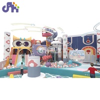 Terrain de jeux coulissant pour enfants, design coloré personnalisé, terrain de jeux pour bébés, équipement de parc d'attractions intérieur, pièces