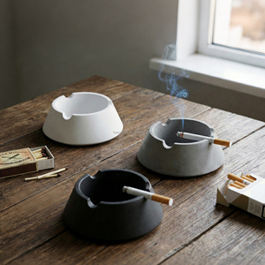 Cendrier en béton en forme de soucoupe volante, durable, portable, écologique, de haute qualité, pour la maison, le <span class=keywords><strong>bureau</strong></span>, l'extérieur - Product Image 1