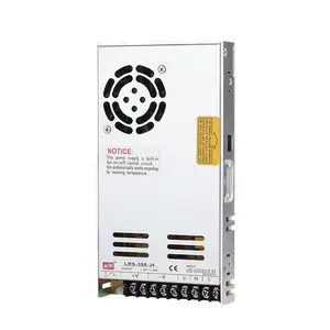 MiWi LRS-350-24 small size 110v 220v c to dc 24v power supply switching 350w for Communication