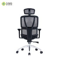 Chaises de direction de luxe Chaise de directeur pivotante moderne Chaise de bureau en maille avec appui-tête