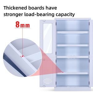 ตู้เก็บรีเอเจนต์ระบายอากาศเพื่อความปลอดภัยทางเคมีในห้องปฏิบัติการพร้อมประตูกระจก - Product Image 2