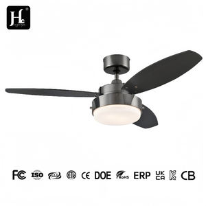 Ventilador de Techo LED Decorativo de Hierro de Alta Calidad con Motor DC Moderno, 6 Velocidades, Control Remoto, Luz Blanca, 3 Aspas, Bajo Perfil, Silencioso - Product Image 6