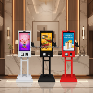 Terminal de paiement tactile pour point de vente (PDV) de 24, 27 et 32 pouces, borne de commande <span class=keywords><strong>automatique</strong></span> pour McDonald's, restauration rapide, kiosque de commande <span class=keywords><strong>automatique</strong></span> pour KFC/restaurants - Product Image 3