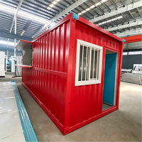 Magasin mobile pop-up en conteneur de 20 pieds à assemblage rapide, installation rapide, boutique mobile en conteneur, design moderne pour atelier pop-up, école