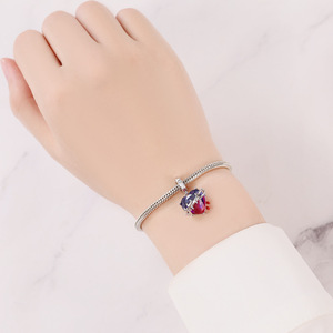 2026 Hot Selling <b>Copper</b> Thorn Heart Pendant <b>Bracelet</b>, Unique and Versatile DIY <b>Bracelet</b> Jewelry Accessories, Wholesale - Product Image 6