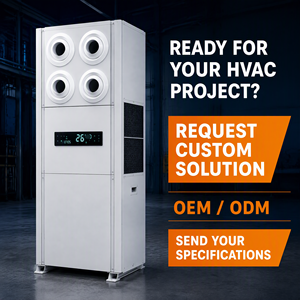 Climatiseur industriel OEM ODM de qualité supérieure, tropical, haute température ambiante, 380V, à quatre jets de flux, pour le refroidissement des usines et ateliers, faible consommation - Product Image 6