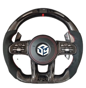 Volant en carbone pour Benz E320 E260 E400 E200 E300 <span class=keywords><strong>E350</strong></span> E43 E63 E53 E500 W205 C63 W213 W212 W204 - Product Image 6