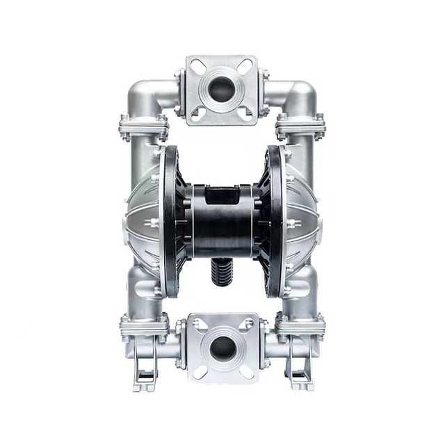 Diaphragm Pump, Used As an Air-powered Power Source for Wastewater Transportation, Has the Ability to Handle Particles.