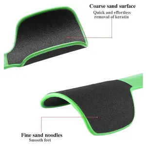 1 pièce Lime à pieds professionnelle incurvée pour éliminer les peaux mortes et les callosités, lime à pieds professionnelle double face en forme de U, ponceuse à pieds - Product Image 3