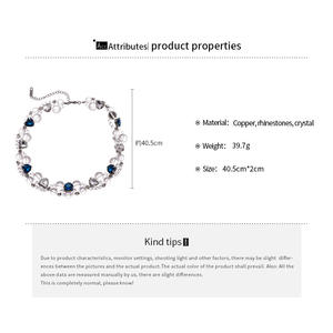 תכשיטי אופנה 2025 תכשיטי אופנה משובצת יהלומים יוקרה משובצת קריסטל מלאכותי אהבה חרוז אבני חן לנשים - Product Image 2