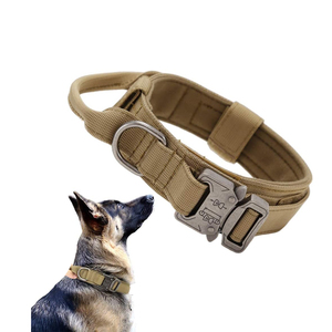 Rarewe Solid Luxury Tactical Adjustable <b>Dog</b> <b>Collar</b> Quick Release Buckle Durable Nylon Material Heavy Duty Design for <b>Large</b> <b>Dogs</b> - Product Image 1
