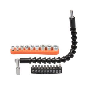 ZHCY Flexible Shaft Screwdriver <b>Bit</b> Connector 1/4 In Extension Rod For Cordless Drill Mechanical Repair Tool Set - Product Image 2