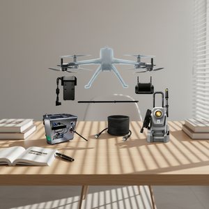Dron de Limpieza para Edificios de Gran Altura con Luces LED, Monitoreo Eficiente en Tiempo Real, Sistema de Pulverización Inteligente, Control Remoto Preciso - Product Image 1