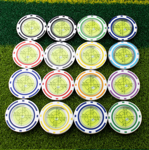 Niveau à bulle en métal pour green de golf avec logo personnalisé, aide au putting, outil d'entraînement de golf, cadeau de tournoi, vente en gros OEM, fabricant - Product Image 5