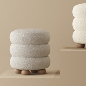 Solid Wood Multi-Functional Footrest Seat <strong>Small</strong> Square Ottoman <strong>Stool</strong> for Living Room Bedroom <strong>Dressing</strong> <strong>Table</strong> Shoe Changing - Product Image 4