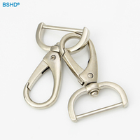 Métal 3/4 pouces 18/20mm accessoires de sac à main mousqueton pivotant oeil déclencheur Clip fermoir pour cuir artisanat sac sangle ceinture sangle