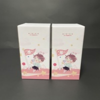 Kit cosmétique haut de gamme en forme de boîte en carton ondulé Tuck Top emballage aimant intérieur papier Kraft éponge doublure pour crème pour les yeux