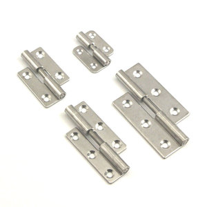 Bisagra de Acero Inoxidable 304 de 75 mm x 50 mm, Grosor de 2 mm, Montaje en Superficie, Bisagra para Muebles, Diseño Industrial Duradero - Product Image 5