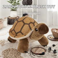 Jouet en peluche doux et câlin pour enfants unisexe de la marque Zappi Co - Compagnon de jeu idéal pour les anniversaires et les occasions spéciales (Tortue de 12 à 15 cm, 0 à 24 mois)